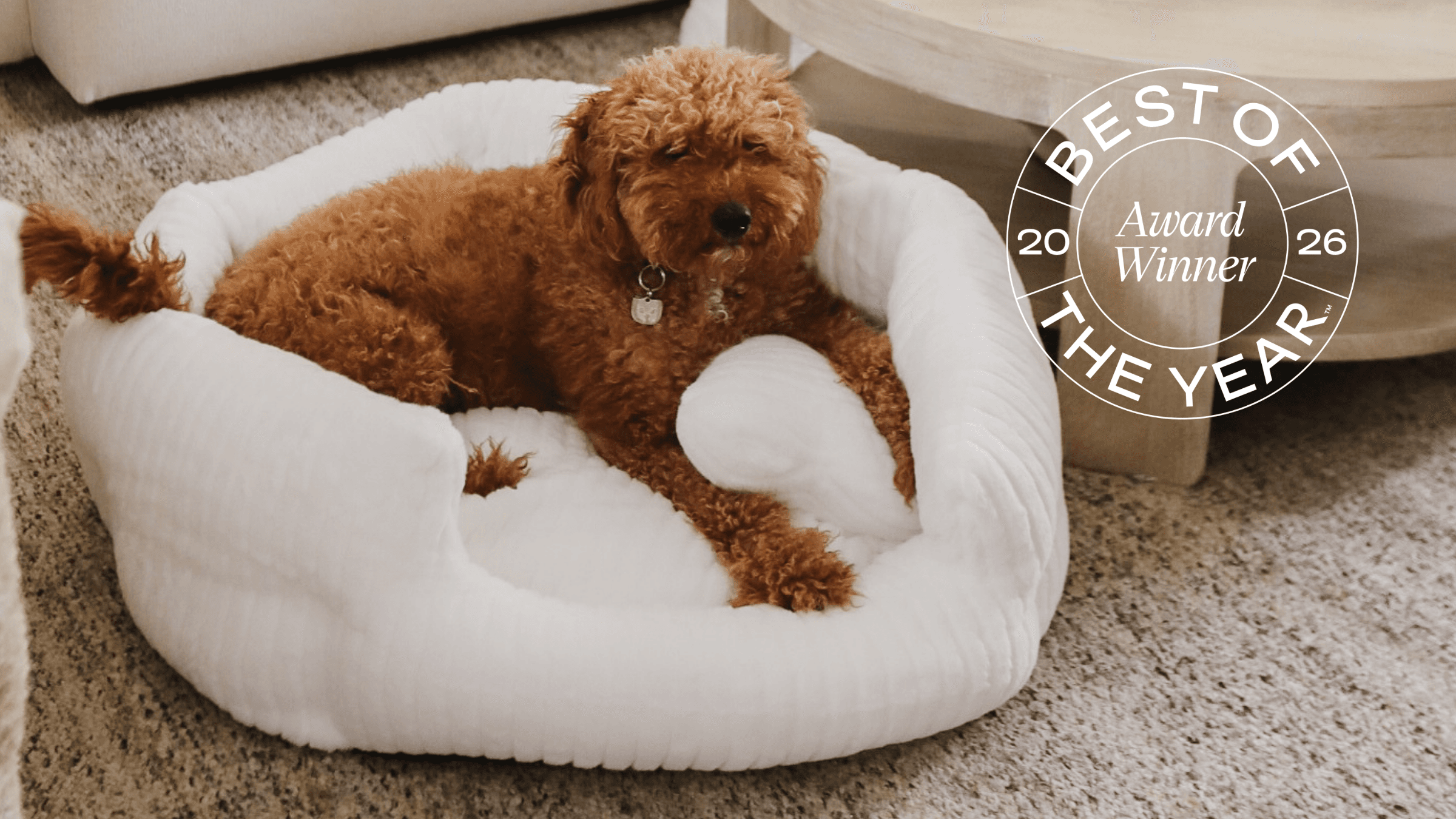 2026 Winner: PeachSkinSheets "PeachyMink" Faux Fur Pet Bed