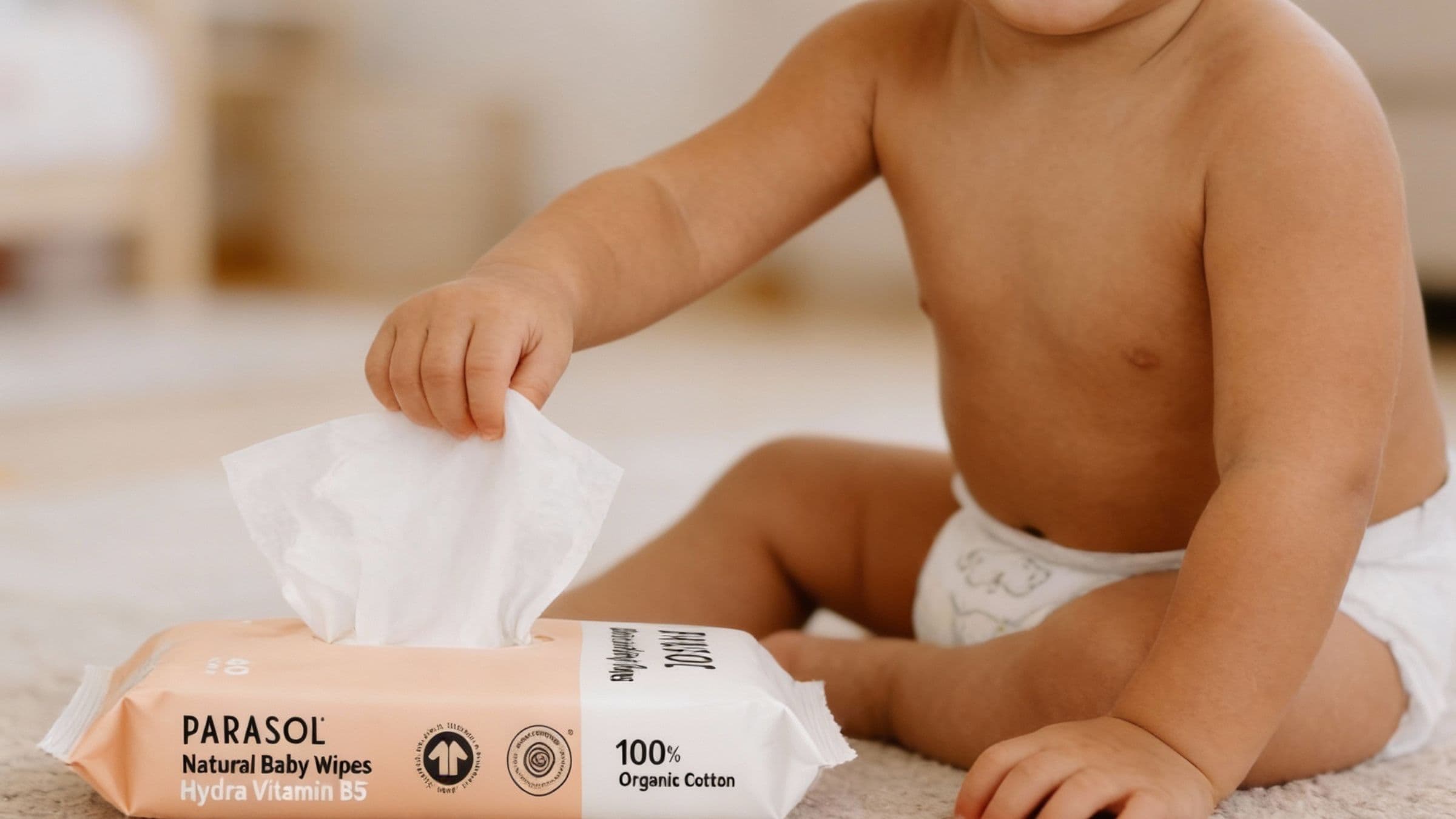 Parasol Organic Cotton Wipes