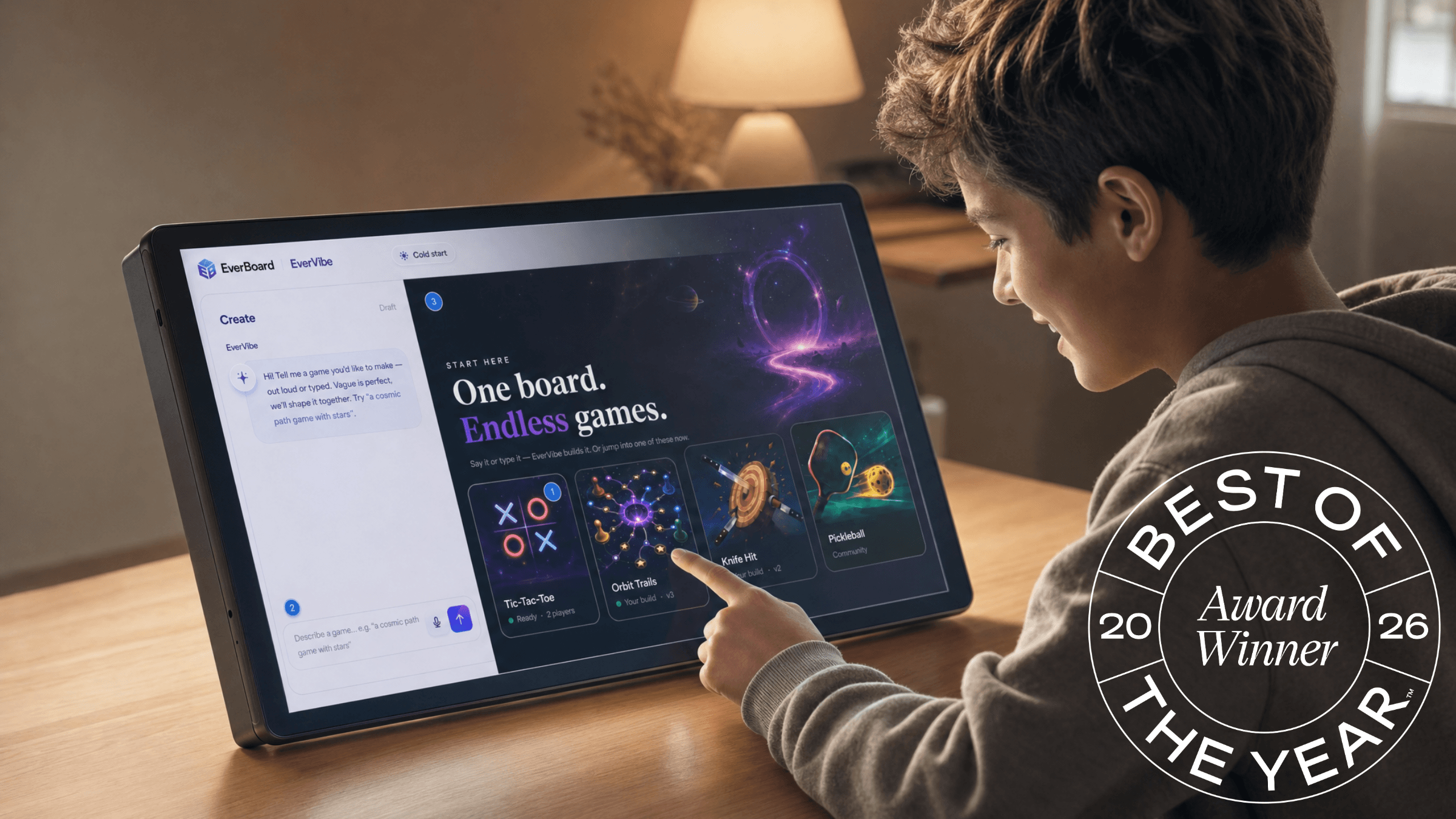 2026 Winner: EverBoard Digital Game Board